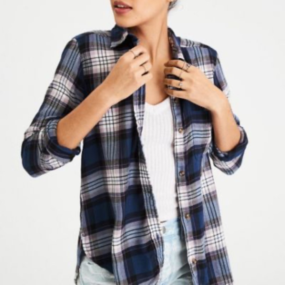American Eagle plaid shirt